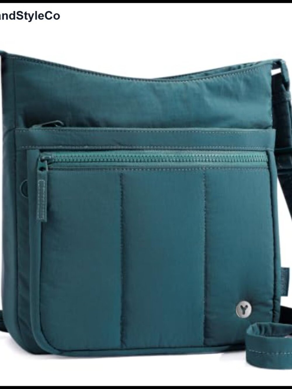 Quilted Puffer Crossbody Hobo Bag Nylon Lightweight Women